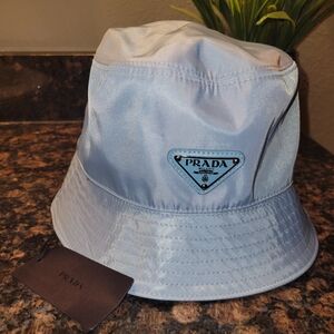 Prada Light Blue Bucket Hat